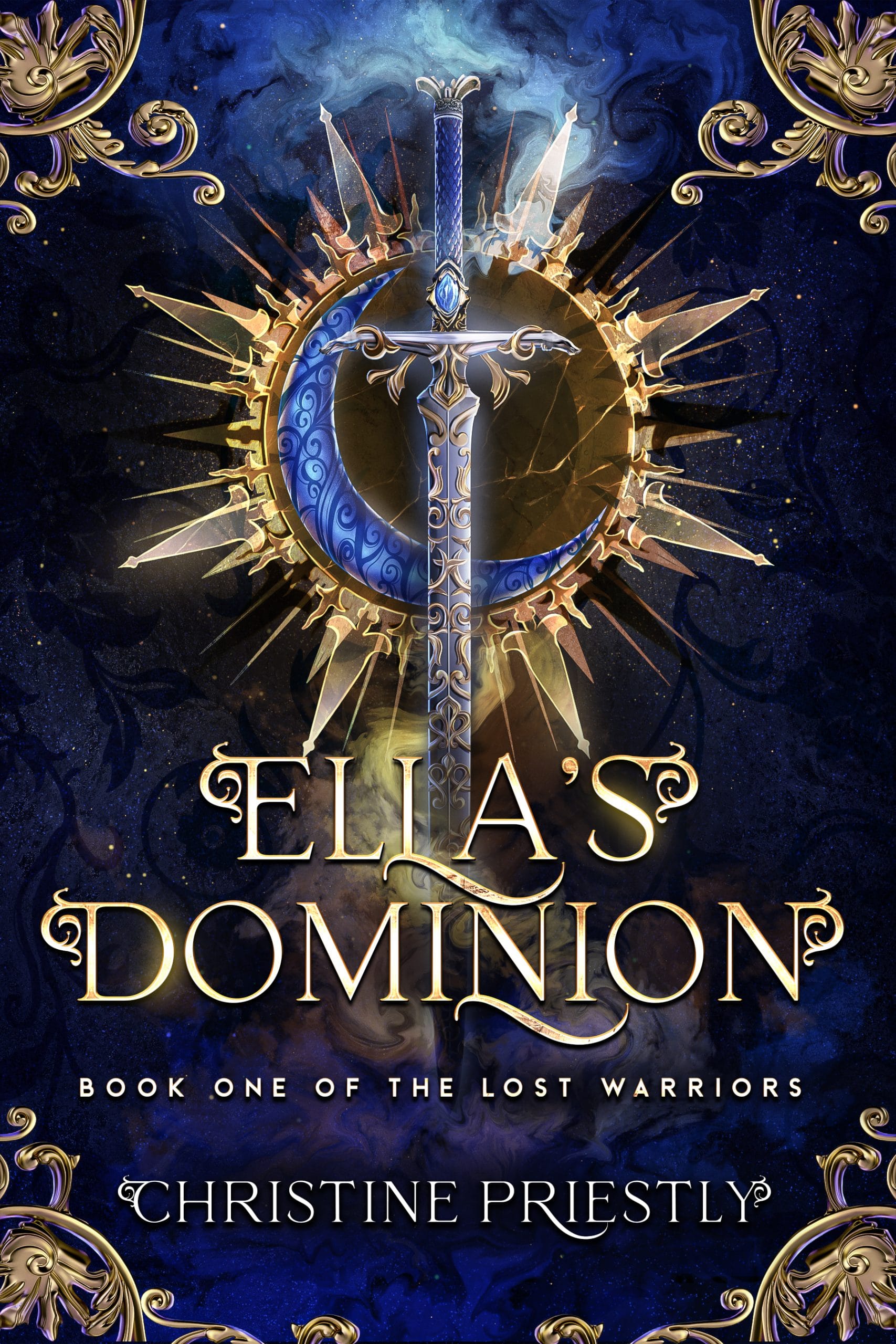 Ebook Cover - Ella's Dominion by Christine Priestly Ebook Cover - Ella's Dominion by Christine Priestly, Book One of The Lost Warriors