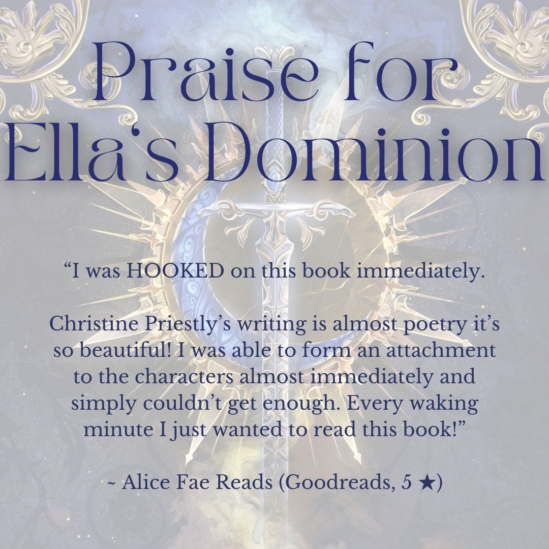 Alice ED GR review square Praise for Ella's Dominion